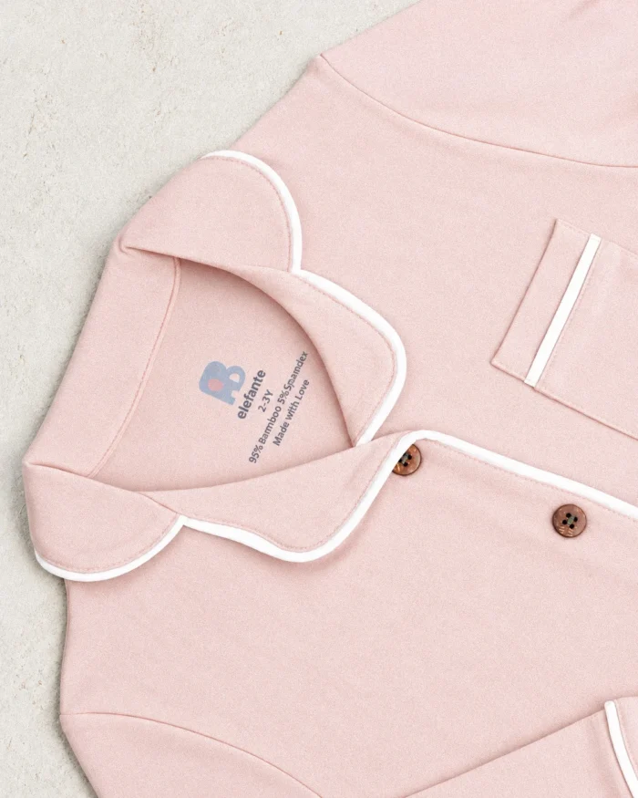 Bamboo Classic Two-Piece Kids' Pajama - Pink