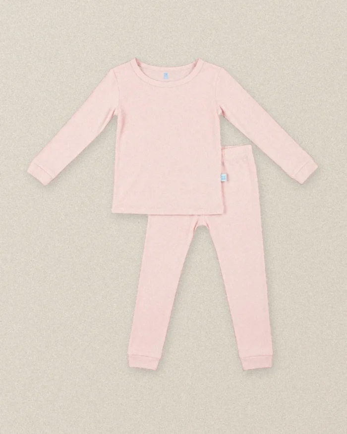 Bamboo Long Sleeve Pajamas - Pink